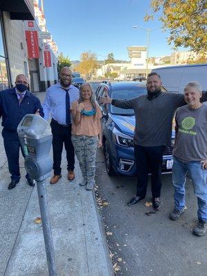 Thanks to amazing Sales and Finance Team at Downtown Subaru of Oakland! We love our brand new Subaru Forester! can't thank you enough!!!!