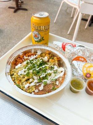 KDT Tex-Mex bowl (available after 11a)