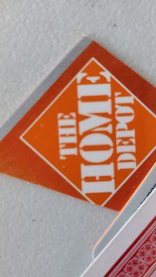 Shredded Home Depot card.They lied about giving customers 100 credit for taking out a credit card.