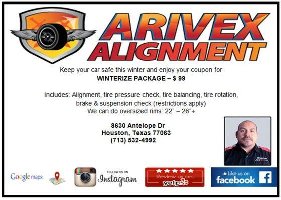 Arivex Alignment