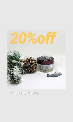 Osmosis skincare
 pure natural ingredients 20%off til Dec 25 2018