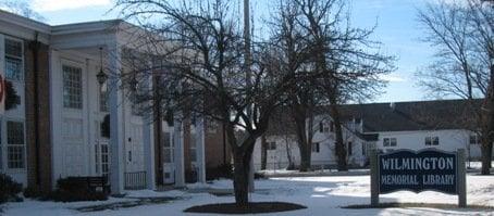 Front of library