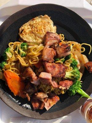 Braided Pork Yakiisoba