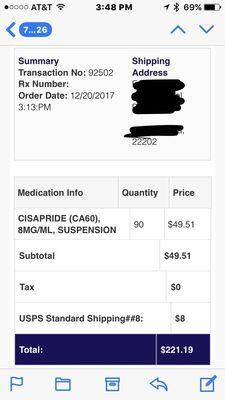 Ok, one prescription. I guess $49 can lead to $221.