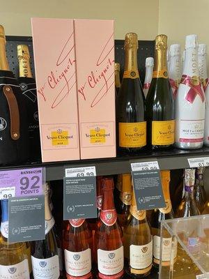 Now carrying Veuve Rose Champagne. A welcome addition to the shelves