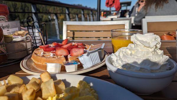 Gluten Free Belgian Waffle Combo