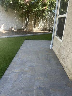 Paver walkway