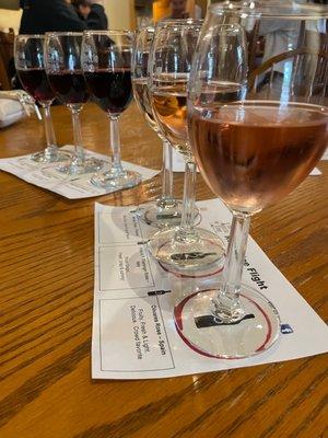 Wine flights