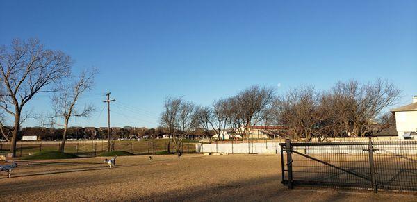 Looking out toward the Western side of the park