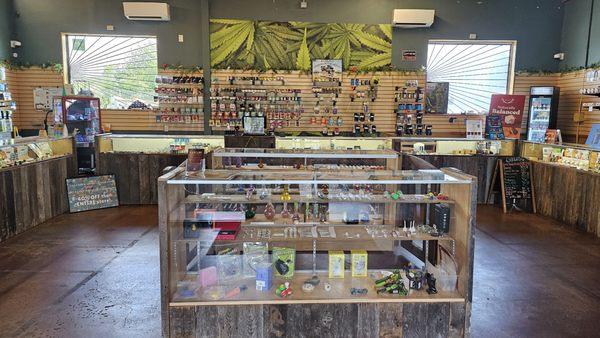 Interior of our Green Lady Marijuana Lynnwood location