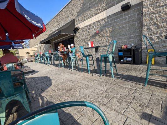 Great patio space!