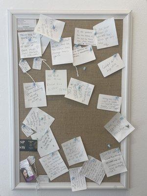 Postivity Message Board