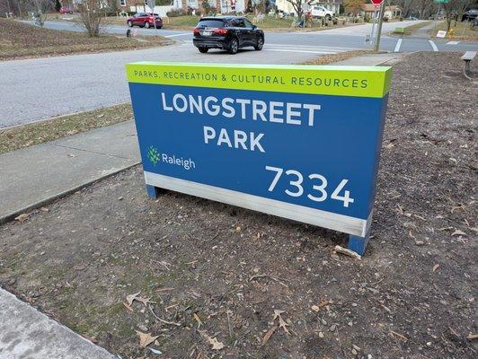 Longstreet Park, Raleigh