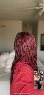 Had to re-dye my hair and everything blended