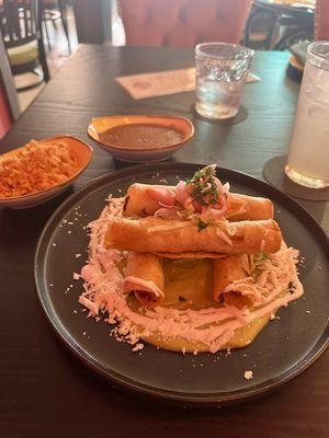 Chicken flautas