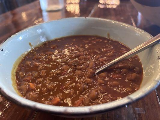 Chakalaka beans. Seasoned so well with a slight sweetness. Very satisfying!