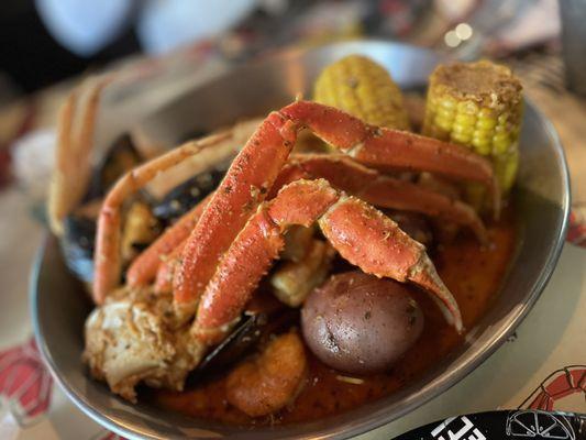 The Perfect Storm combo boil with the HOOK & REEL SPECIAL BLEND was fantastic!!