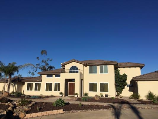 This is our house with the amazing new roof from Raneri and Long