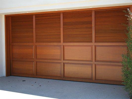 Custom Wood Garage Door