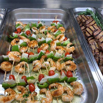 Shrimp skewers