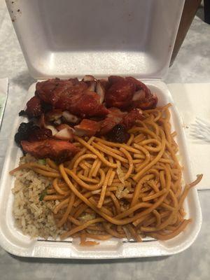 Combo A with Teriyaki Chicken