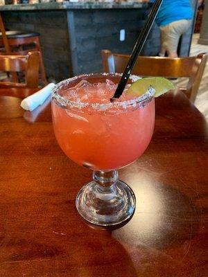 Strawberry margarita. Pretty good