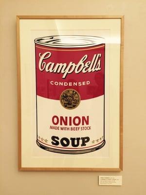 Warhol! Sadly I've never seen his one of the cans till today!