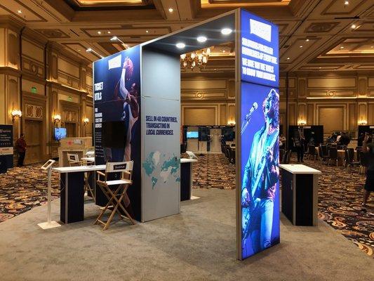 StubHub 20x20 modular booth