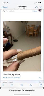 Horrible quality of cigars, the next batch he sent out were even worse!!!