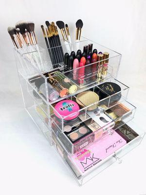 Acrylic Cosmetic Organizer lipstick holder & brush holder great size affordable price were the manufacturer