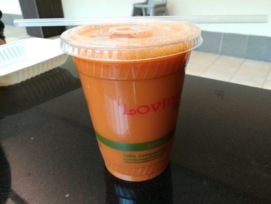 Thai tea ($3.75).