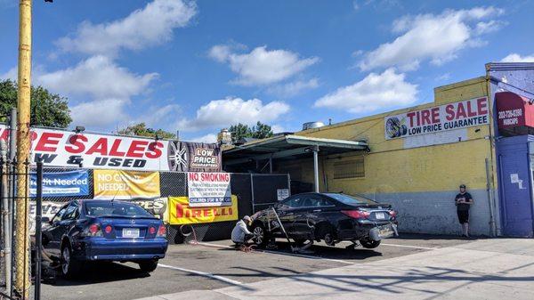 No frills. Repairs done right on their parking lot.