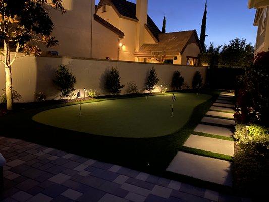 Lumiere Outdoor Landscape Lighting Installation