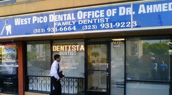 Office located at the corner of Pico blvd and La brea.