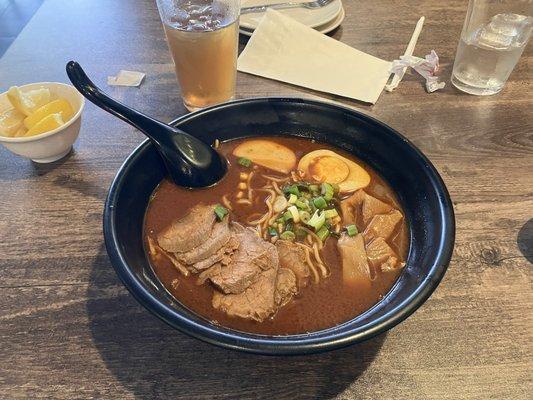 Spicy beef ramen