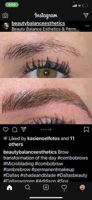 Microblading and shading