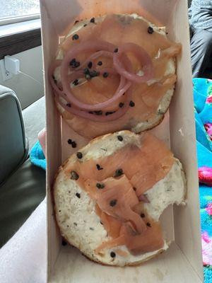 Lox bagel