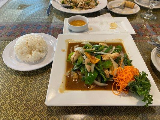 Thai basil with chicken