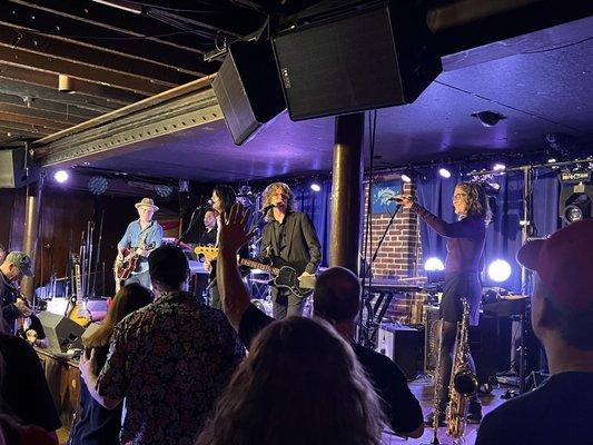 Band playing in the Duck Room