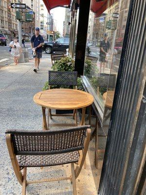 Outside seating 08/02/21