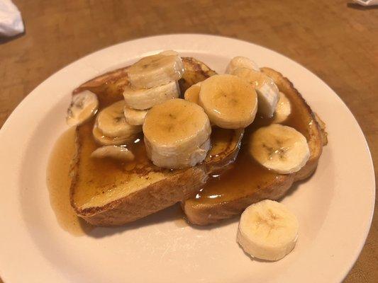 Bananas foster French toast (side)