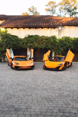 Lamborghini SV and McLaren 675LT