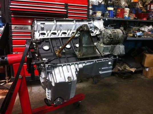 Brand new BMW 528 engine