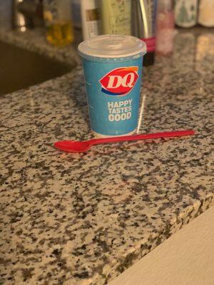 Postmated Butterfinger Blizzard