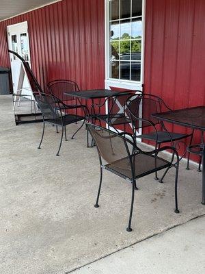 Seating outside