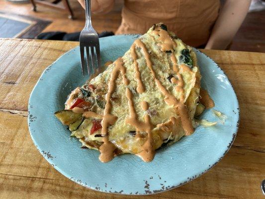 Vegetable omelet