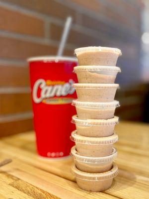 Cane's Sauce, liquid gold.