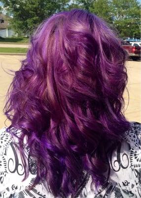 Look at this amazing hair color done by one of their amazing stylist! #shelooksawesome