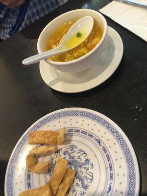 Egg drop soup, wow