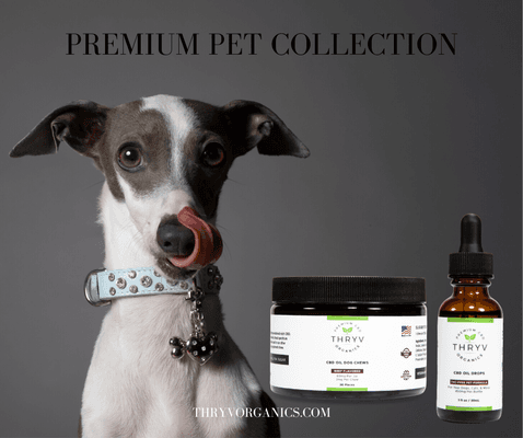 Thryv Organics Premium Pet Collection.